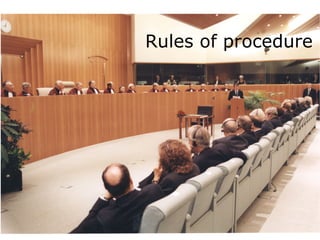 Rules of procedure 