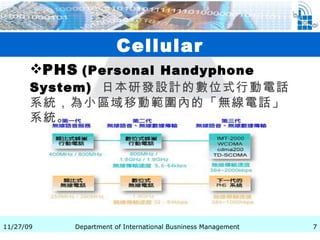 台灣發展雙網手機的可行性 | PPT