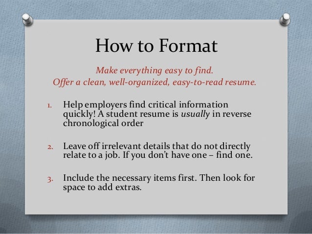 career center resume 101 workshop
