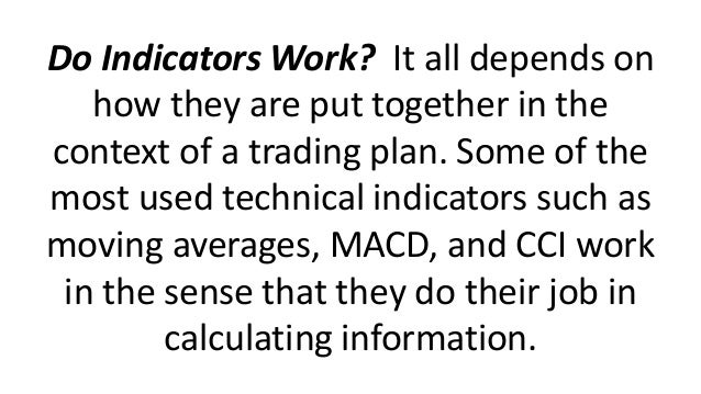 Trading indicators dont work