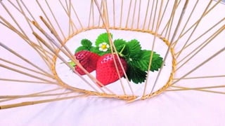 Плетение корзинки-вазы для печенья и конфет