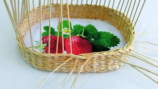 Плетение корзинки-вазы для печенья и конфет