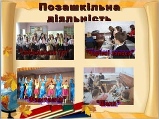 ПозашкільнаПозашкільна
діяльністьдіяльність
 