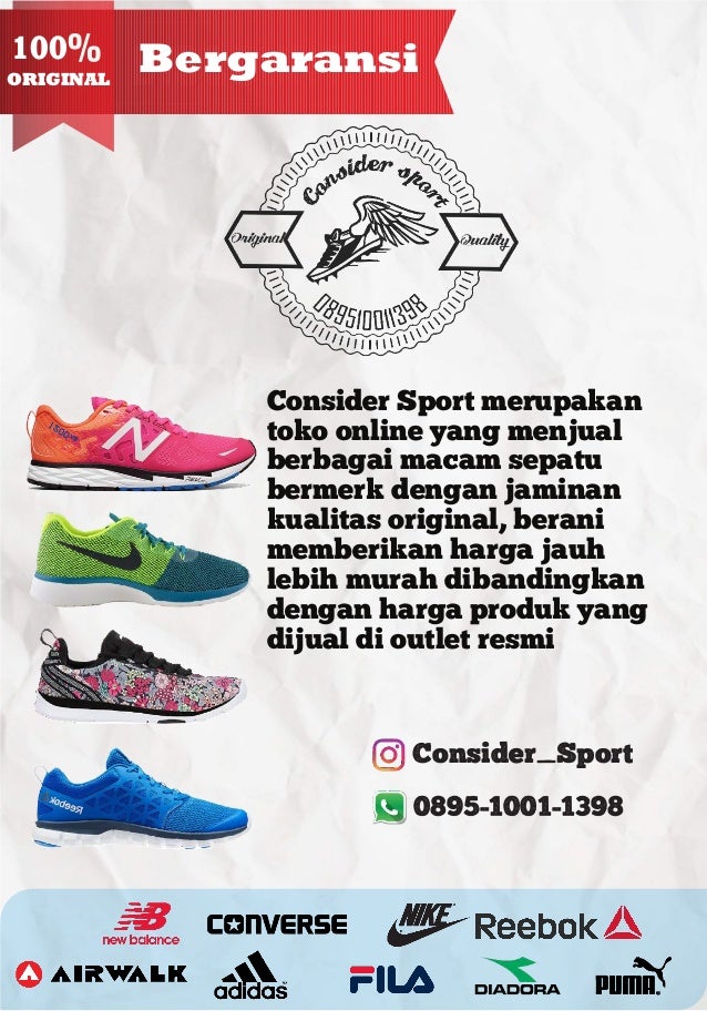sepatu running ori murah