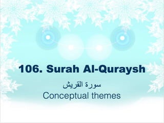 106. Surah Al-Quraysh