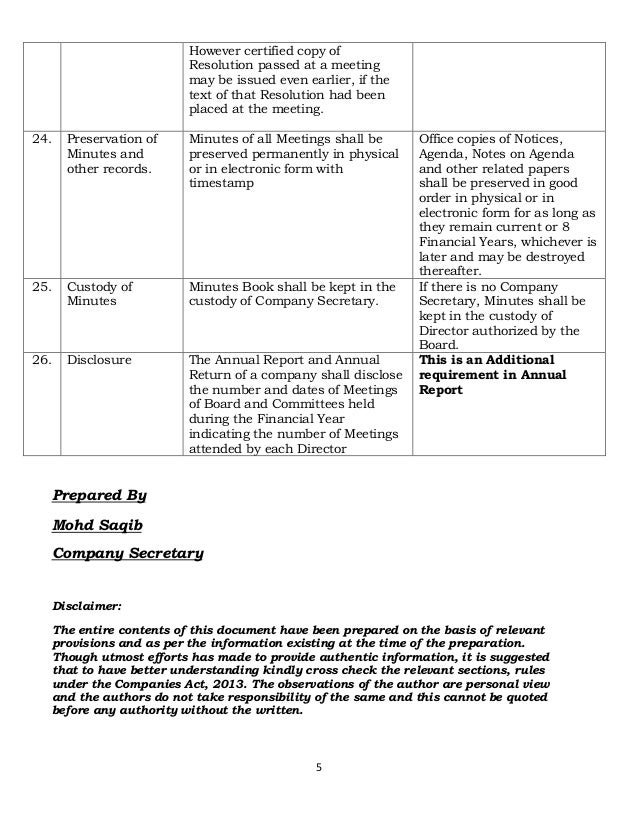 meeting synopsis