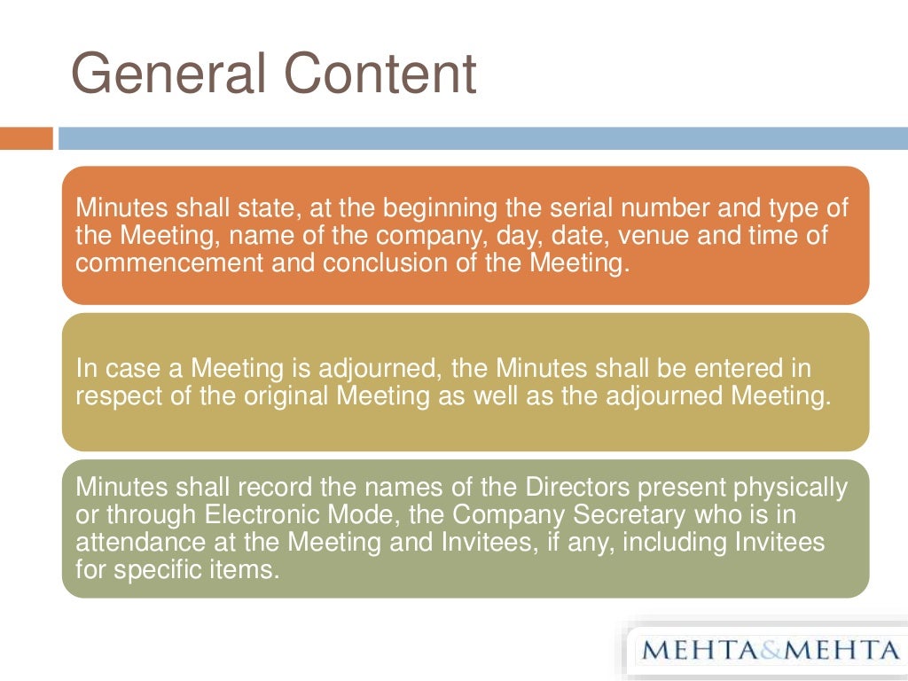 Secretarial Standard 1