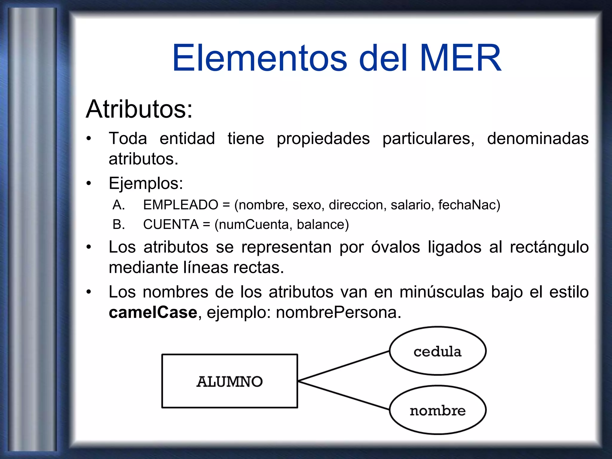 Clase 2 Modelo Entidad-Relacion (MER) | PDF