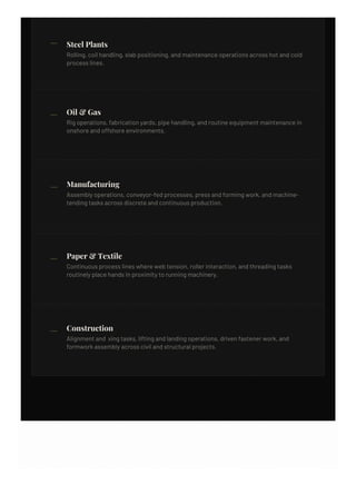 The 6 Hand Exposure Zones™ Framework for Industrial Safety | PDF