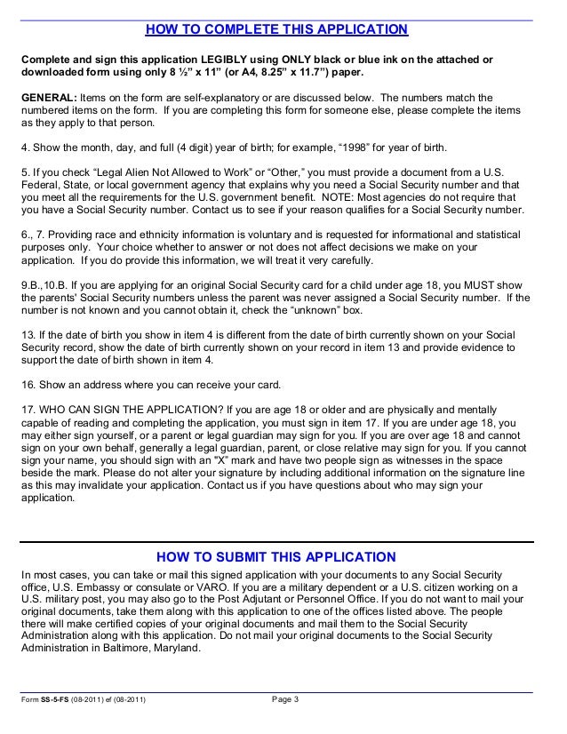 j-1 social number security Ss 5fs