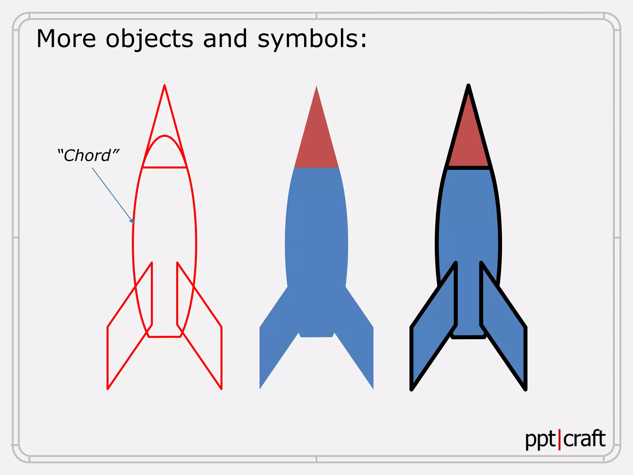 More objects and symbols:
“Chord”
 