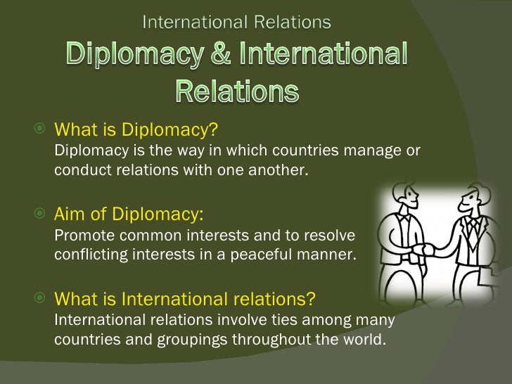 thesis on international relations and diplomacy