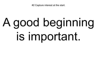 5 Simple Guidelines for Effective Storytelling | PPTX