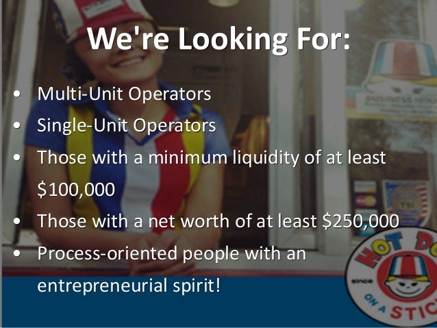 Hot Dog On A Stick Franchise Opportunity Available In