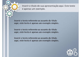 Slide Solution: Engrenagens