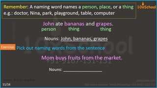 Grade 2: Naming Words