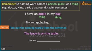 Grade 2: Naming Words