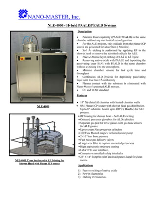 Nano-Master Plasma RIE DRIE ICP PAALE Etcher Asher Systems.pdf