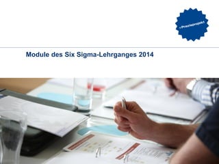 Module des Six Sigma-Lehrganges 2014

 