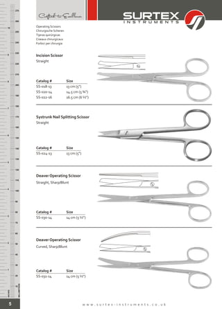 Incision Scissors Micro Scissors | Spring Scissors | Surgical Scissors | PDF