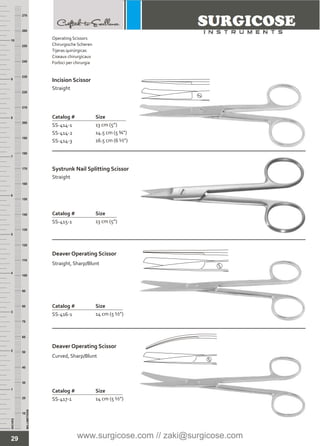 SURGICAL SCISSORS [SURGICOSE] | PDF