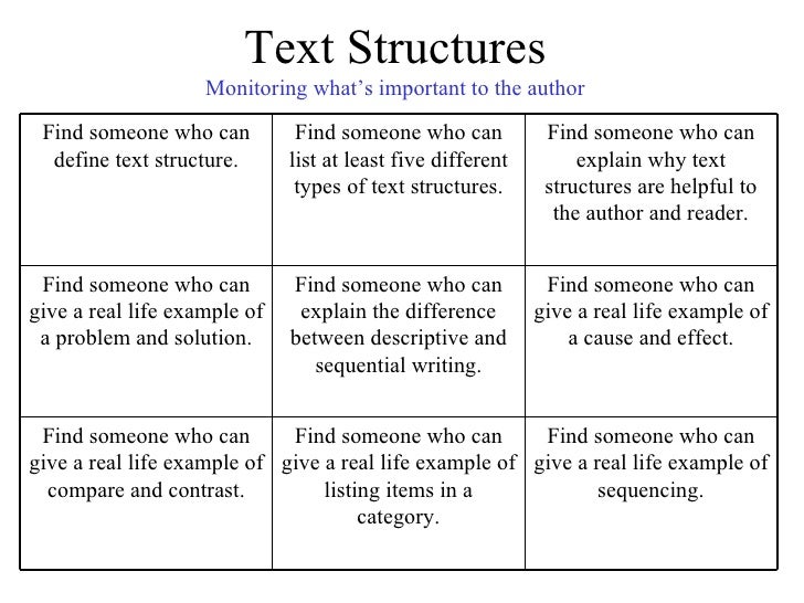 text structure