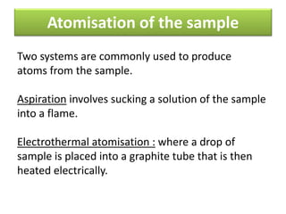 Ss working and application of aas | PDF