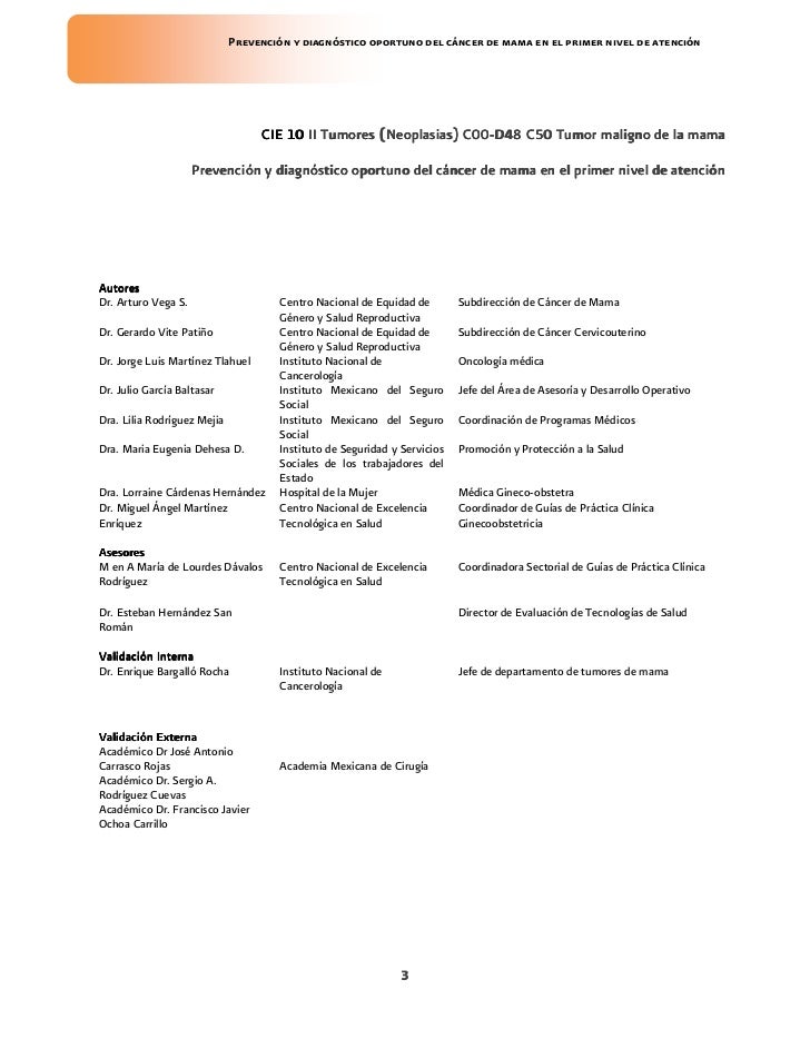 Guía de Practica Clínica - 1 Prevención y diagnóstico 