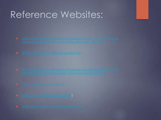 Reference Websites:
 http://onlinelearninginsights.wordpress.com/2013/10/01/how-to-
promote-critical-thinkin-with-online-discussion-forums/
 http://www.saylor.org/courses/phil102/
 http://onlinelearninginsights.wordpress.com/2013/10/01/how-to-
promote-critical-thinking-with-online-discussion-forums/
 http://austhink.com/critical/
 http://www.editlib.org/p/36242/ ]
 http://www.editlib.org/noaccess/36242/
 