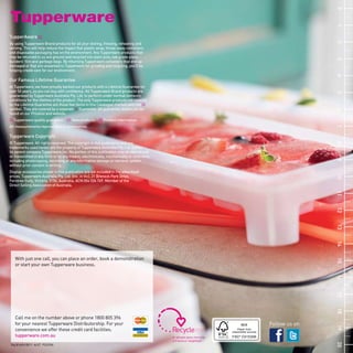 S/S 2011Tupperware Catalogue | PDF