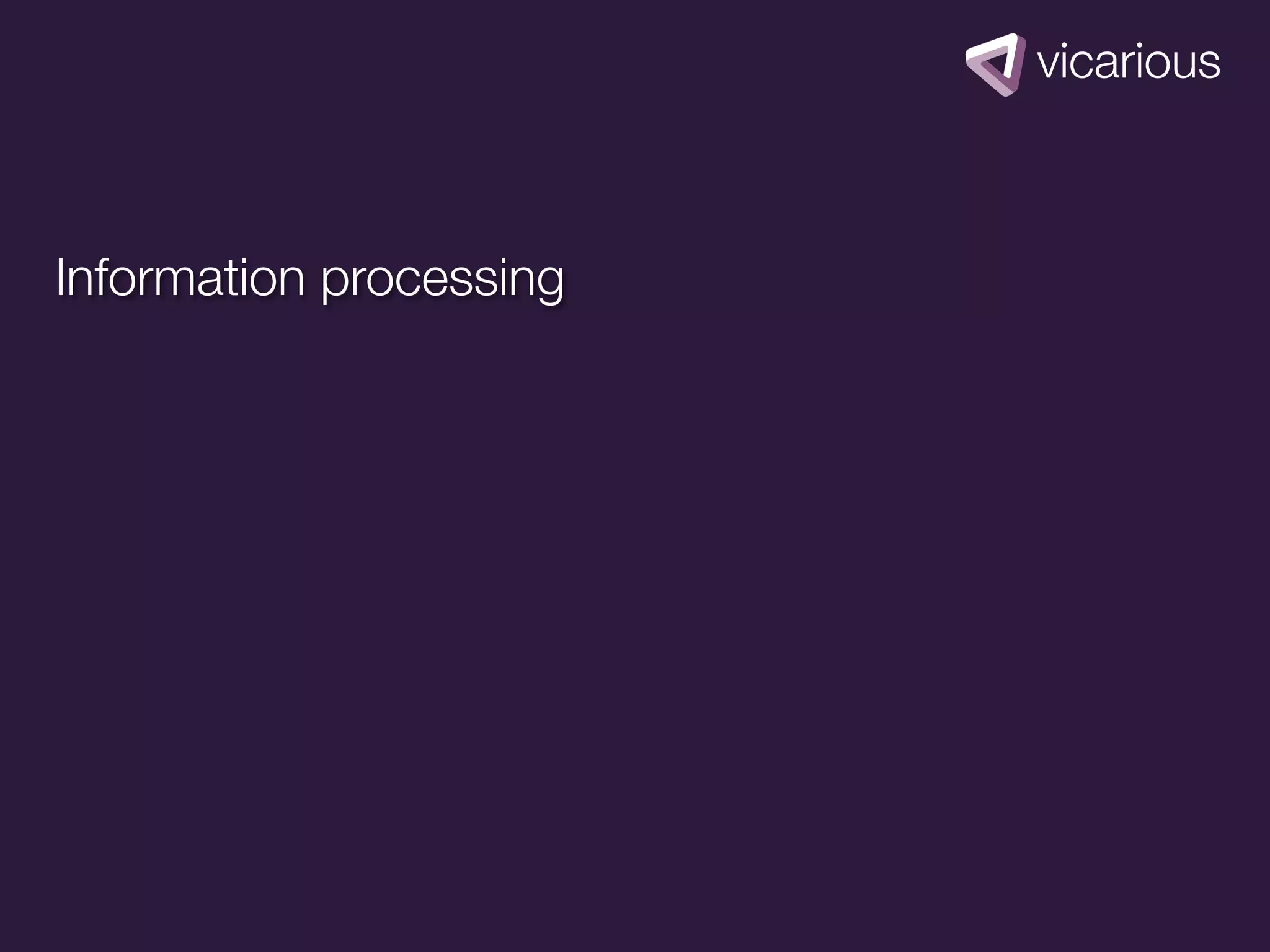 Information processing
 