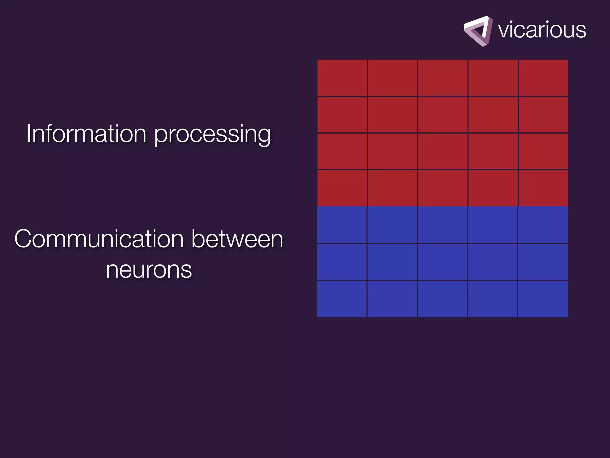 Information processing



Communication between
     neurons
 