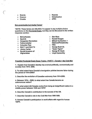 Ss 11 prov exam prep