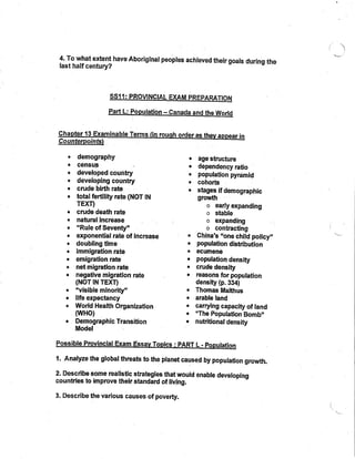 Ss 11 prov exam prep