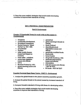 Ss 11 prov exam prep