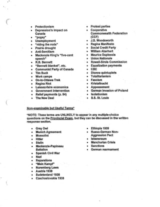 Ss 11 prov exam prep