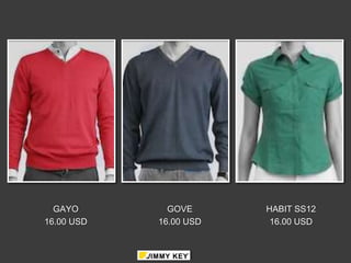 GAYO        GOVE      HABIT SS12
16.00 USD   16.00 USD    16.00 USD
 