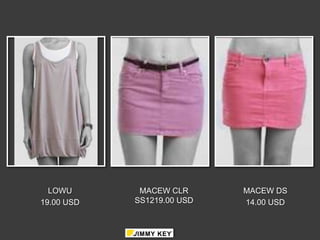 LOWU       MACEW CLR      MACEW DS
19.00 USD   SS1219.00 USD   14.00 USD
 