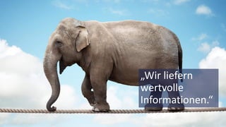 © 2018 Nagarro – All rights reserved 18
„Wir liefern
wertvolle
Informationen.“
 