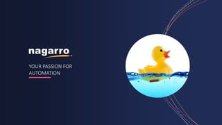 © 2018 Nagarro – All rights reserved 22
YOUR PASSION FOR
AUTOMATION
 