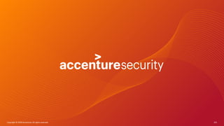 Copyright © 2020 Accenture.All rights reserved. 221
 