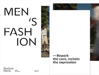 SS27 Men's Fashion Trend Book Peclers Paris