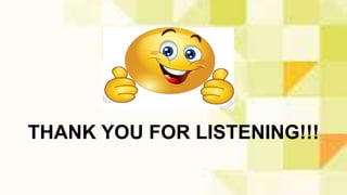THANK YOU FOR LISTENING!!!
 