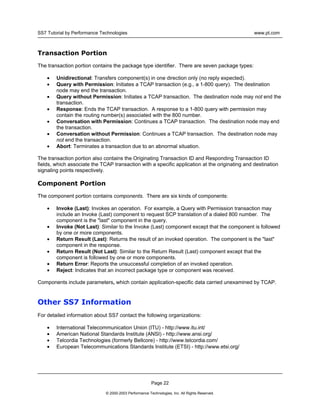 Ss7 Tutorial Ss7 tutorial | PDF