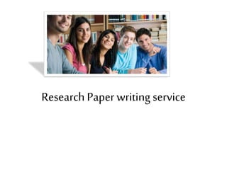 Research Paper writing service
 