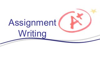 Assignment
Writing
 