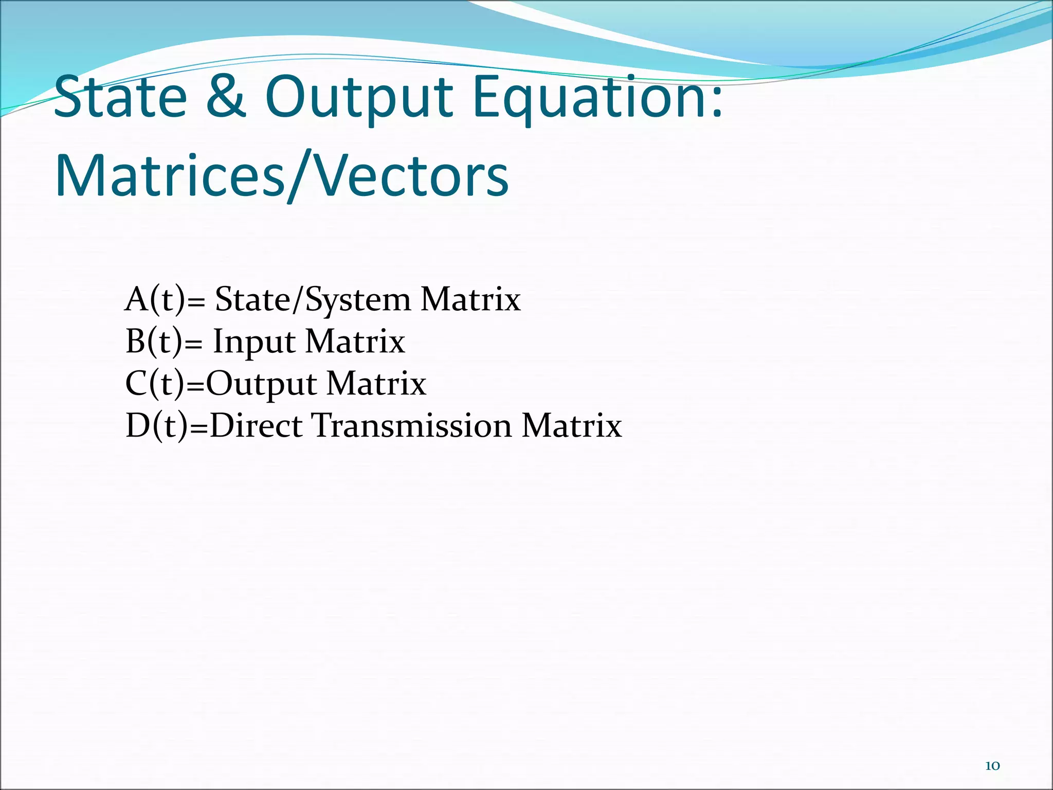 STate Space Analysis | PPT