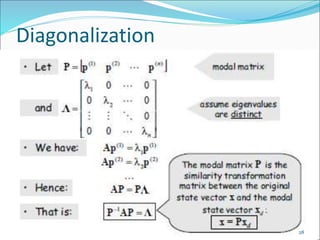 Diagonalization
28
 
