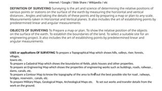 Comprehensive Surveying Techniques and Applications in Engineering and ...