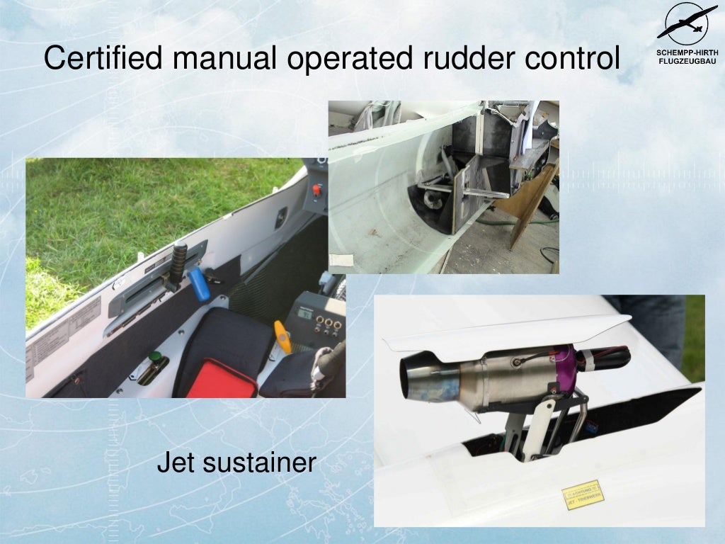 Certified manual operated rudder control